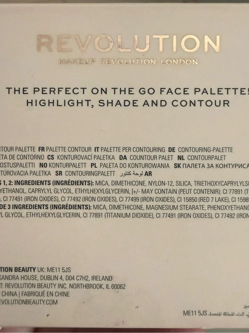 2️⃣ SET OF TWO Revolution Contour Powder Compact with Palette Contour Shades